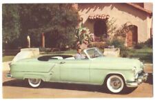 1953 OLDSMOBILE 98 CONVERTIBLE - Original Ad Postcard DAVE TOWELL Canton OH picture