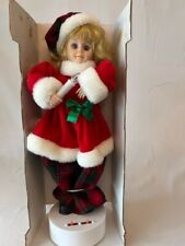 The Motionettes Of Christmas Telco Girl Illuminated & Animated Doll 1991 in box picture