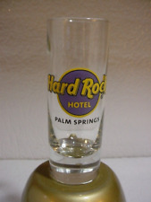 RARE HARD ROCK HOTEL SHOT GLASS PALM SPRINGS CALIFORNIA (CLOSED) picture
