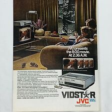 Vintage 1980's JVC Vidstar HR-7300 VCR Video Recorder Magazine Print Ad 8