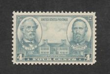 ROBERT E. LEE - STONEWALL JACKSON CONFEDERATE ARMY GENERALS - Mint 1937 Stamp picture