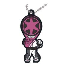 PSL BAKUAGE SENTAI BOONBOOMGER Rubber Keychain CRM#1 Bun Pink BANDAI Japan picture