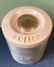 Vintage 1950’s Aluminum Canister COFFEE Pink COLORAMA Hostess Ware Heller RARE picture