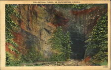 Natural Tunnel in Southwestern Virginia~ 1954 rare slogan cancel~ Fight Insect picture