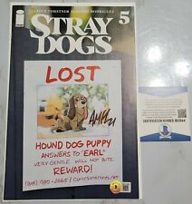 Stray Dogs #5 Missing Dog Poster signed by Tony Fleecs with Beckett COA picture