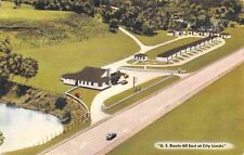 Robinson's Lakeside Inn Motel Huntington West Virginia linen postcard picture