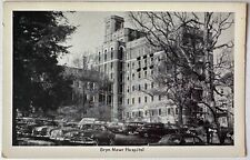 Postcard Bryn Mawr Hospital Pennsylvania Old Cars c1940s picture