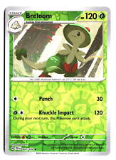 Pokemon TCG SV05 Temporal Forces Breloom Common Reverse Holo #007/162 picture