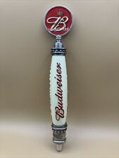 Rare Original Vintage Budweiser Beer Tap Pull Handle With AB Crown Topper 15” picture