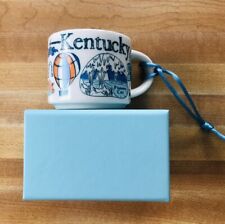 Starbucks Kentucky State Been There Series Coffee Mug Ornament 2 oz/59 ml Mini picture