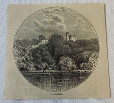 1878 magazine engraving ~ BABELSBERG, Germany picture