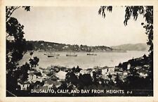 Aerial View of Bay, Sausalito, California CA - c1920 Vintage Postcard picture