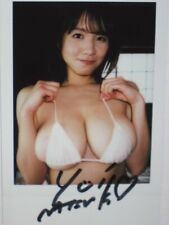 Yui Natsuki Polaroid Photocard Cheki Signed Japanese Idol picture