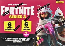 2021 Panini Fortnite Series 3 sealed blaster Box 6 packs containing 6 cards each picture