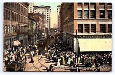 Postcard Liberty Avenue Sixth Street Busy Street View Pittsburgh Pennsylvania picture