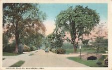 South Manchester CT Connecticut, Hartford Road, Vintage Postcard picture