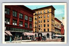 Sault Ste Marie MI-Michigan, Ashmun Street, Drugstore, Shops Vintage Postcard picture