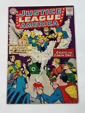 Justice League of America 21 1st Meeting JSA & JLA Key Issue Silver Age 1963 picture