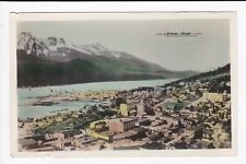 Aerial View Of Juneau Alaska Goldstein's Emporium RPPC Real Photo Postcard picture