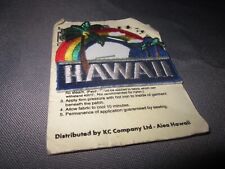 Vintage HAWAII Rainbow Palm TREE PATCH NEW picture