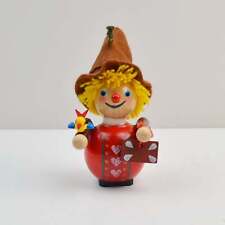 Vintage Steinbach Apline Girl Wooden Christmas Ornament Handmade In Germany picture