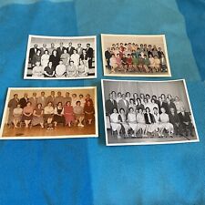 Lot of 4 Vintage Elementary School Faculty Photos (1956-1967) Washington picture