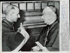 1963 Press Photo Cardinals Montini Of Milan And Spellman Of New York At Vatican picture