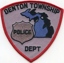 DENTON TOWNSHIP MICHIGAN POLICE PATCH picture