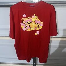 Vintage Y2K Disney Jerry Leigh Winnie The Pooh Tigger Red T-shirt Size XL picture