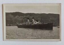 Real Photo Postcard S.S. Silvia Steamship Vintage Unposted picture