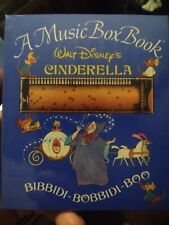 Music Box Book Walt Disney Cinderella Bibbidi-Bobbidi-Boo Rare picture