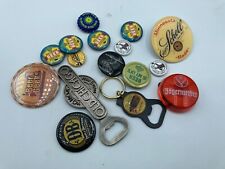Lot of Beer Keychains Pins Magnets Bottle Openers Various Assorted Brands picture