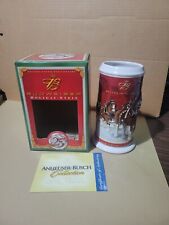 Budweiser 2004 25th Anniversary Holiday Stein With COA picture