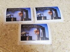 WORLD TRADE CENTER Twin Towers NYC September 11th 9/11 Stickers lot THREE  picture