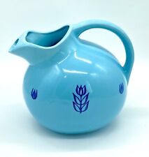 Vintage 1950s Dutch Blue By Cameron Clay Product Pitcher Tulip 7” Round USA picture