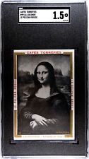 Mona Lisa #99 Rookie Tobacco French Trade Card SGC 1.5 Da Vinci - Cafe Pop 1 picture