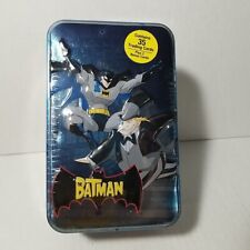 SEALED 2005 Topps THE BATMAN w/ Joker Trading Card Tin 35 Cards + 2 Bonus Cards picture