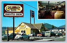 Restaurant Yreka CA Fallbrook, Grandma's House 1981 chevron Postcard volkswagen picture