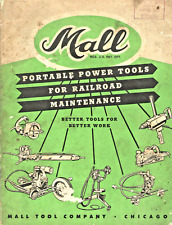 VTG 1948 'MALL TOOL CO' RAILROAD MAINTENANCE CATALOG~RAIL,FROG & SWITCH GRINDERS picture