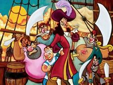 Tim Rogerson-Captain Hook & His Gang-LE Hand-Embellished Giclee/Gall Wrapped/COA picture
