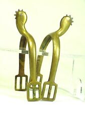 Pair of Model 1885 U.S. CAVALRY SPURS - Marked Battery A-33 - 1907 picture