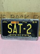 Vintage License Plate & Frame Missouri 1984  picture