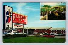 Madison WI-Wisconsin, Ramada Inn, Tiki Bar, Advertising, Vintage Postcard picture