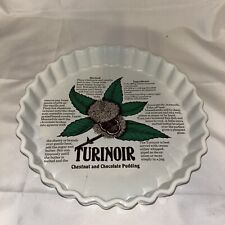 Vintage Ceramic Turinoir Chestnut &Chocolate Pie Plate Recipe 10