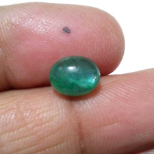 Outstanding Zambian Emerald Oval 2.60 Crt Cabochon Pretty Green Loose Gemstone picture