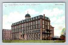 Fordham NY-New York, Faculty Building, St John's College Vintage c1907 Postcard picture