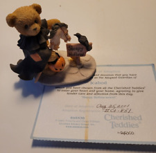 Cherished Teddies Icabod 848530 Halloween - Signed picture