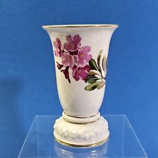 Vintage ROSENTHAL Germany SELB Bud Vase Pink Flowers 4