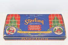 Vtg Sterling Straitline Indoor Lighting Outfit GE 1950s Christmas Lights *READ* picture