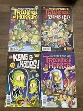 The Simpsons Comic Book Lot. 3 Treehouse Of Horror And 1 Kang & Kodos. picture